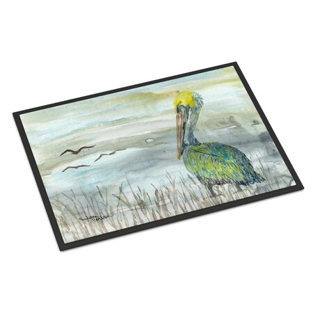 Carolines Treasures 18 x 27 in. Pelican Watercolor Indoor or Outdoor Mat SC2008MAT